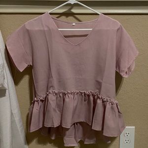Cute blush colored blouse